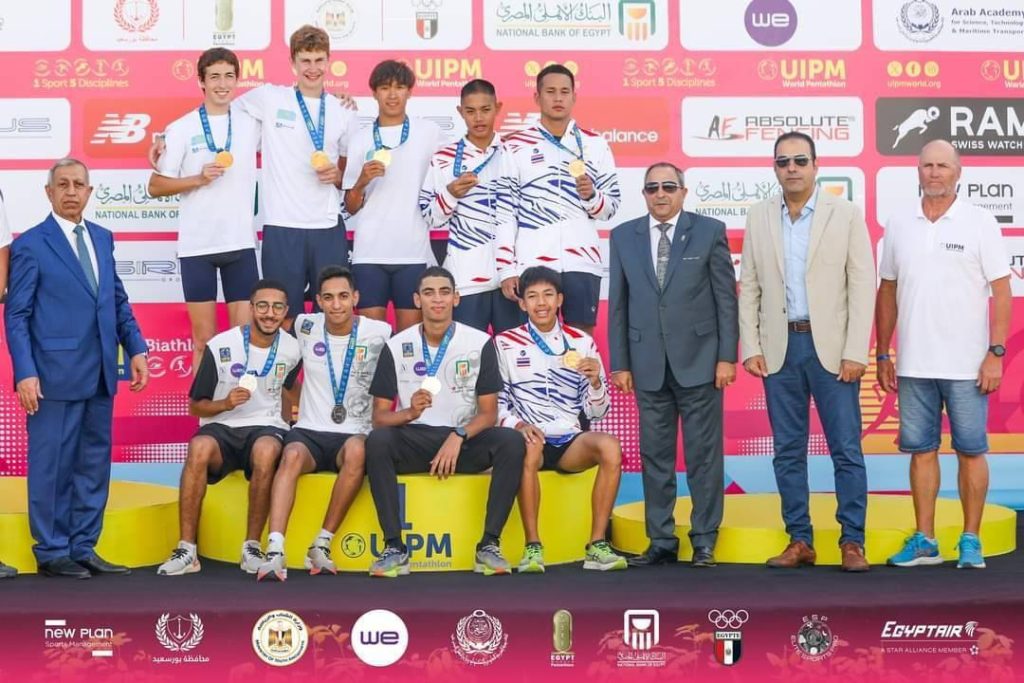 Thai Athletes, Including Those from Chonburi, Win Nine Medals at 2024 World Beach Pentathlon Championship in Egypt