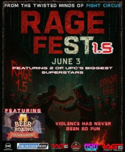UFC, Jorge Masvidal, Rage Fest, พัทยา, 3 มิถุนายน